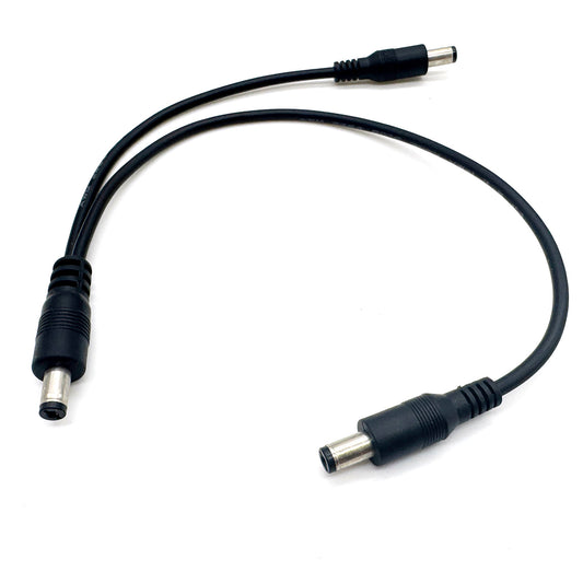 DC Power Cord Voltage Doubler Series Booster Dual Male Power Plug Cable Convert 9V 12V To 18V 24V For Guitar Effect Pedal Isolated Power Supply Pedalboard