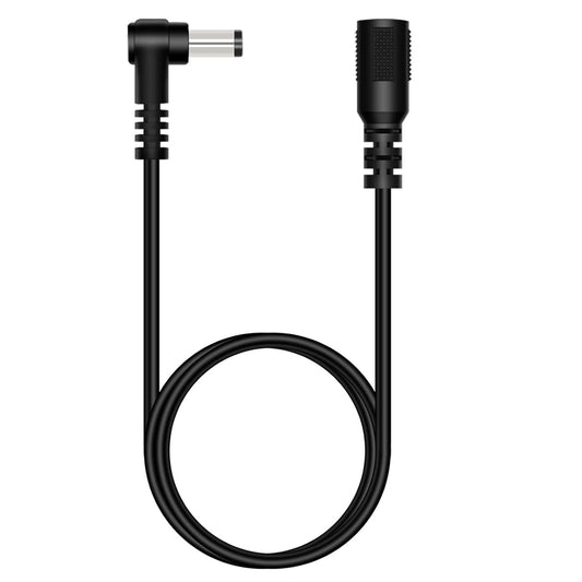 1pc 5.5mm x 2.1mm 90 Degree Right Angle Female to DC Male Power Adapter Cord for CCTV Security Camera Surveillance LED Strip DVR NVR Router Guitar Effect Pedal